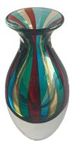 Vaso Vasinho De Cristal Mura Decorativo Bastões Coloridos N2 - Cá D'Oro