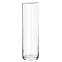 Vaso Vidro Cilindro Comprido 50X11 Cm Transparente
