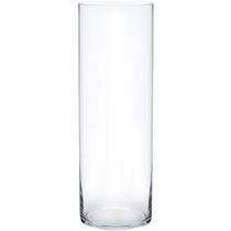 Vaso Vidro Cilindro Grande Comprido 50x20 Cm Transparente