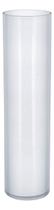 Vaso Vidro Decorativo Enfeite Casa 40x10x10cm Branco
