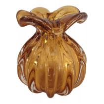 Vaso Vidro Italy trouxinha - Marrom 11cm - 7899768015455