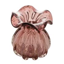 Vaso Vidro Italy Trouxinha - Purpura e Rose 11cm - 7899768044400