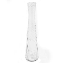 Vaso Vidro Pequeno Solitário Rigado 4x28 Decoração