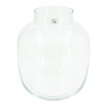 Vaso vidro polones bojudo decorativo mensa 43x38cm Vaso vidro polones bojudo decorativo mensa 43x38cm