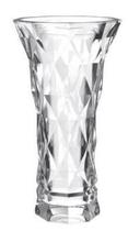 Vaso Vidro Transparente 8x15cm Diamond