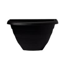 Vaso West Garden Porto de Parede com Prato Preto Vaso West Garden Porto de Parede com Prato Preto