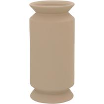 VASO WINNIE DECORATIVO CACHEPÔ 25x12x12cm CERÂMICA BEGE VASO WINNIE DECORATIVO CACHEPÔ 25x12x12cm CERÂMICA BEGE
