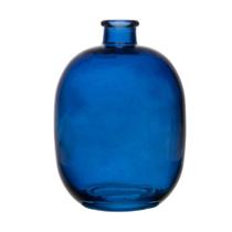 Vaso Wolff Horizon 11cm x 8cm Azul Vidro