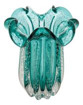 Vaso Wolff Italy De Vidro Tiffany 19cm X 24cm Vaso Wolff Italy De Vidro Tiffany 19cm X 24cm