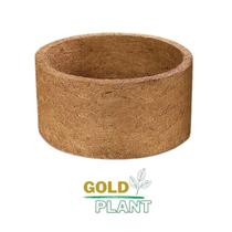 Vaso xaxim de fibra de coco ecologico N1 diametro 13 cm Gold Plant