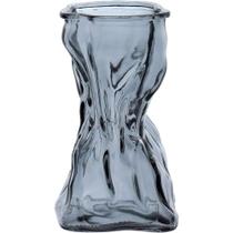 Vasodecorativo Enfeite Casa Amassado Home&co Vidro 17x7x9cm Fume Vasodecorativo Enfeite Casa Amassado Home&co Vidro 17x7x9cm Fume