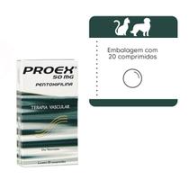Vasodilatador para Cachorro Cepav Proex 50mg 20 Comprimidos Vasodilatador para Cachorro Cepav Proex 50mg 20 Comprimidos
