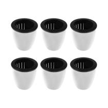 Vasos Autoirrigáveis Para Interior E Exterior, 6 Peças, Vasos De Plástico De 4,7 Polegadas Com Corda