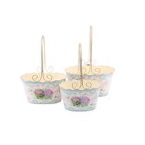 Vasos Cachepot De Metal 18Fx-649C Jogo 03 Peças