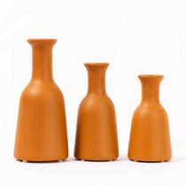 Vasos Cerâmica Rack Enfeite Aparadores Arranjos 3 tamanhos