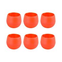 Vasos De Flores Redondos Mini Multicoloridos De 7cm, 6 Peças, Acessórios Para Plantio De Suculentas