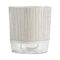 Vasos De Plantas Transparentes Com Auto Irrigação, Vasos De Flores De Plástico De Dupla Camada,