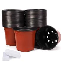 Vasos de Viveiro JERIA 15 cm de Plástico com 100 Unidades e Etiquetas