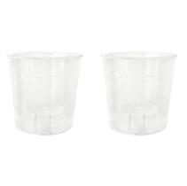 Vasos Decorativos Nutriplan Kit Transparente Nº12 e Nº15 Ideal Para Orquídeas Vasos Decorativos Nutriplan Kit Transparente Nº12 e Nº15 Ideal Para Orquídeas