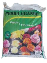 Vasos e Floreiras 5Kg - Pedra Grande - Terra Com Composto Orgânicos