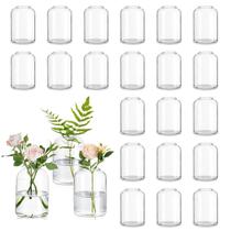 Vasos Glass Bud Vases Glasseam Clear Small Flower Vases Conjunto de 24