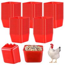 Vasos para Alimentador de Pollos Colgantes para Jaula 500mL para Comida y Agua de Aves