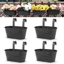 Vasos para Flores OGIMA 4 Peças em Metal para Pendurar 27 x 22 x 12 cm