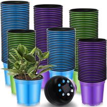 Vasos para mudas Havawish 150 peças 10 cm plástico multicolorido