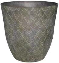 Vasos Para Plantas Polietileno Sala Área Externa, Vaso Grande Polietileno Para Plantas com Efeito e desenho geometrico, rustico