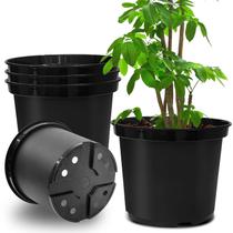 Vasos para Plantas RooTrimmer 12" Kit com 5 Unidades 19L Plástico com Drenagem