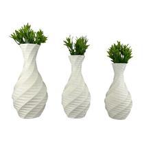 Vasos Planta Kit 3 Vasinhos Suculentas Decoração Sala Casa
