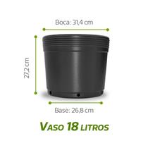Vasos Plástico Flexíveis Para Mudas 18 Litros Vasos Plástico Flexíveis Para Mudas 18 Litros
