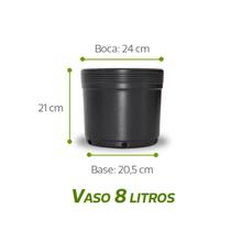 Vasos Plástico Flexíveis Para Mudas 8 Litros Vasos Plástico Flexíveis Para Mudas 8 Litros