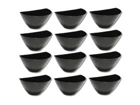 Vasos Plásticos Preto 12 Peças Rattan Vaso Meia Lua Vasos Plásticos Preto 12 Peças Rattan Vaso Meia Lua