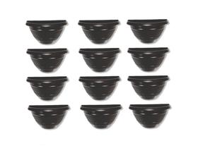 Vasos Plásticos Vaso Meia Lua 12 Peça Enfeite De Casa Jardim Vasos Plásticos Vaso Meia Lua 12 Peça Enfeite De Casa Jardim