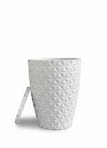 Vasos Polietileno Coluna Berlian Gold M 3D Cor:Marmore