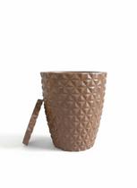 Vasos Polietileno Coluna Berlian Gold P 3D Cor:Marrom