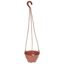Vasos Redondos 21 cm para Pendurar Plantas - BRASAMI