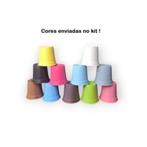 Vasos Suculentas plantas vasinhos kit 11 und. Coloridos Vasos Suculentas plantas vasinhos kit 11 und. Coloridos