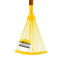 Vassoura Aço Arame 18 Dentes com Cabo para Jardim - DTOOLS 21626