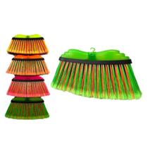 vassoura color mais c/ cabo madeira 1,3mt