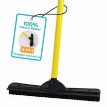 Vassoura de borracha FuRemover Pêlos de animais de estimação originais com rodo de 58 cm Vassoura de borracha FuRemover Pêlos de animais de estimação originais com rodo de 58 cm