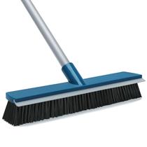 Vassoura de pressão KalTell de 16 polegadas ao ar livre com rodo de borracha de 58 cm