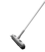 Vassoura Emborrachada 2 em 1 com Rodo e Cabo Extesível em Aço Inóx 1,20m - Lyor