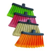 Vassoura Exatinha SEM CABO Esponflora Novissa Nylon Multiuso CORES Com Cerdas Plumadas Casa / Escritório