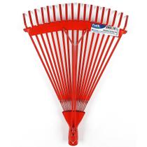 Vassoura Jardim Pratik Aço Regulável 18 Dentes Palheta Com Cabo - Embalagem c/ 6 unidades Vassoura Jardim Pratik Aço Regulável 18 Dentes Palheta Com Cabo - Embalagem c/ 6 unidades