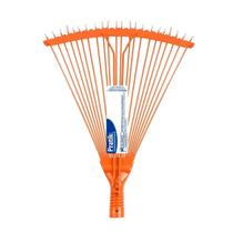 Vassoura Jardim Pratik Aço Regulável 22 Dentes Arame com Cabo - Embalagem com 6 Unidades