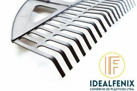 Vassoura Jardinagem Plástico 18 Dentes, Folha, Gramas, Geral