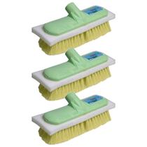 Vassoura Lava Ônibus Nylon Com Espuma Rosca 22mm - 3 Peças