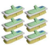 Vassoura Lava Ônibus Nylon Com Espuma Rosca 22mm - 6 Peças
